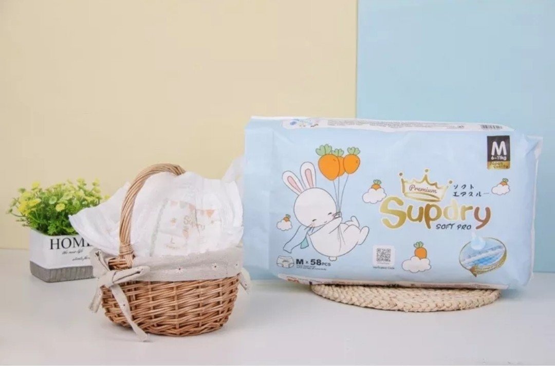 Bỉm Supdry xanh – bỉm Trung Quốc chất lượng tốt