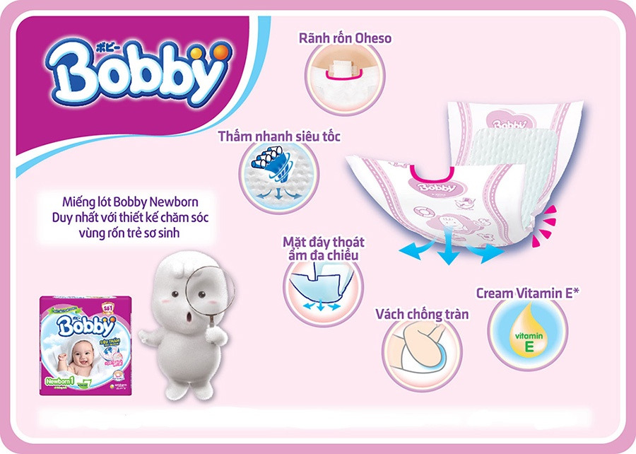 Bỉm Bobby quốc dân, giá rẻ, dễ mua