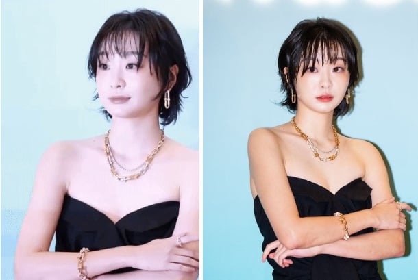 Kim Da Mi cũng gây bất ngờ cho công chúng với màn lột xác bên mái tóc ngắn sang chảnh và cá tính.