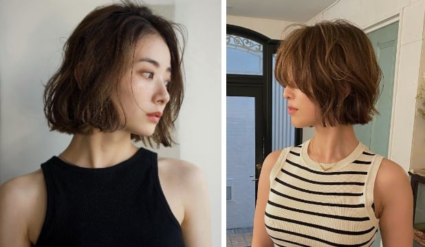 Tóc ngắn xoăn đang rất thịnh hành và là sự lựa chọn lý tưởng cho những ai yêu thích sự trẻ trung và ngọt ngào.
