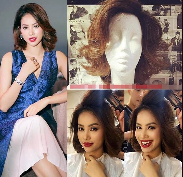 Kết hợp với phong cách trang điểm sắc sảo, Phạm Hương mất đi sự tươi trẻ vốn có.
