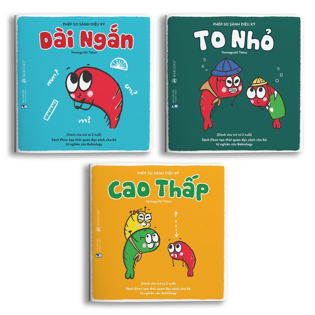 Bộ Ehon Phép so sánh diệu kỳ cho bé 1-2 tuổi