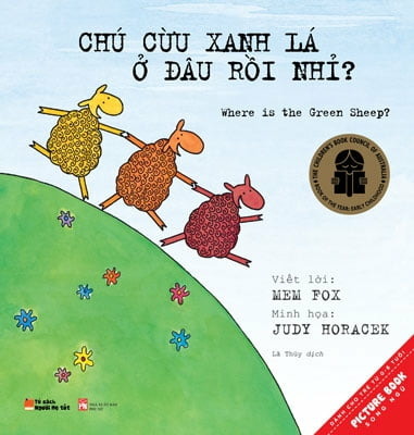Sách kinh điển "Chú cừu xanh lá ở đâu rồi nhỉ?" cho bé 1-2 tuổi