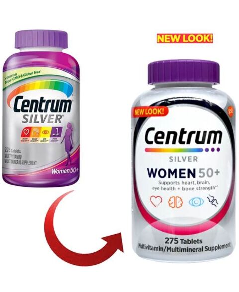 Vitamin tổng hợp cho phụ nữ Centrum Silver Women 50+ 200 viên