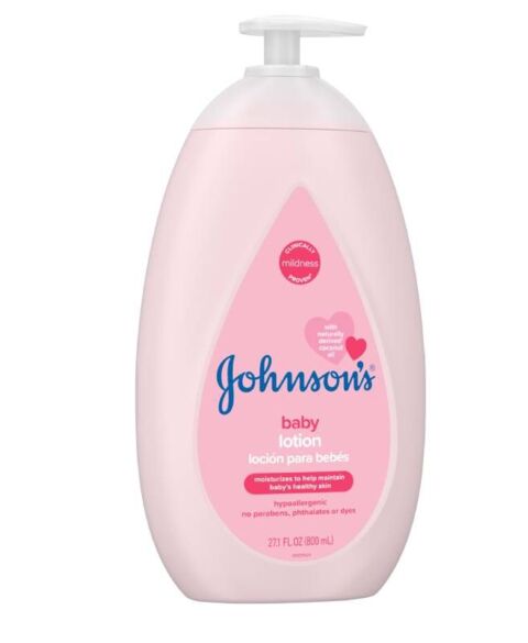 Sữa dưỡng ẩm Johnson Baby Lotion hồng của Mỹ 800ml