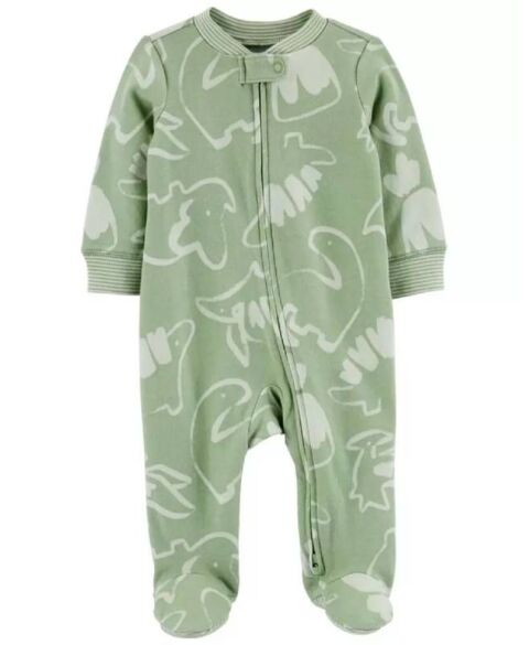 Bodysuit Carters cotton dài tay dài chân khóa kéo 2 đầu 9M