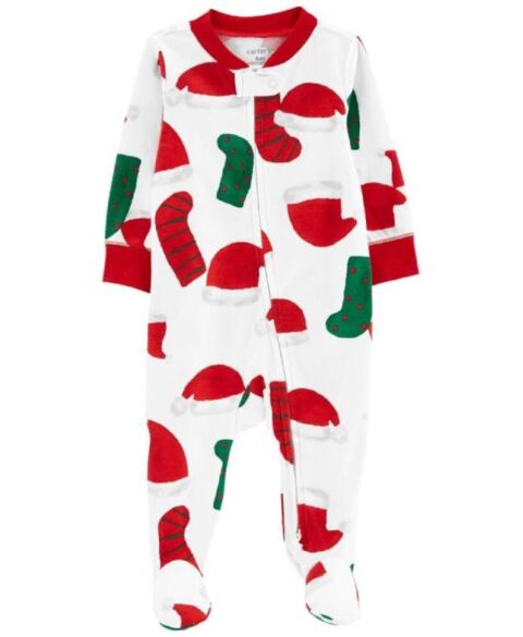 Bodysuit Carters cotton dài tay dài chân khóa kéo 2 đầu 9M
