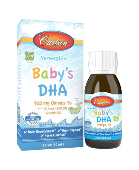 DHA Carlson cho trẻ sơ sinh đến 1 tuổi