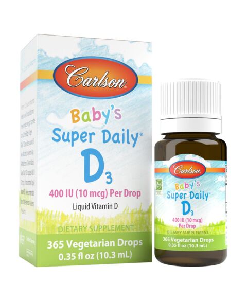 Vitamin D3 Carlson cho trẻ sơ sinh