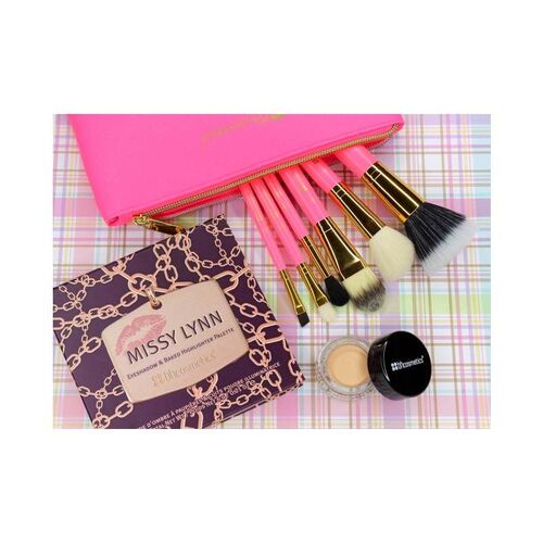 Bộ cọ make up 6 cây BH Cosmetics Neon Pink