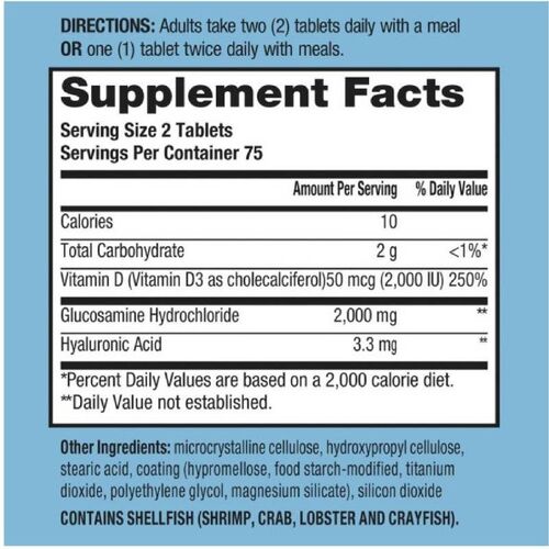 Thuốc bổ xương khớp Schiff Glucosamine 2000mg (Schiff Glucosamine 2000mg Plus Vitamin D3)