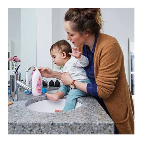 Sữa dưỡng ẩm Johnson Baby Lotion hồng của Mỹ 800ml