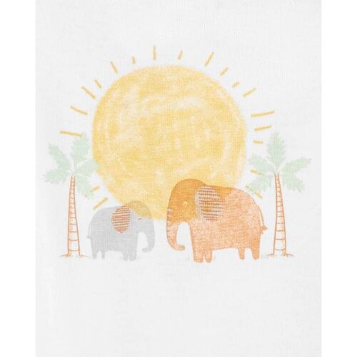 Set 5 bộ Bodysuit Carters áo liền quần cộc tay 18M