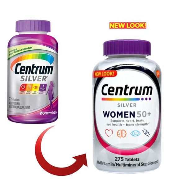 Vitamin tổng hợp cho phụ nữ Centrum Silver Women 50+ 200 viên