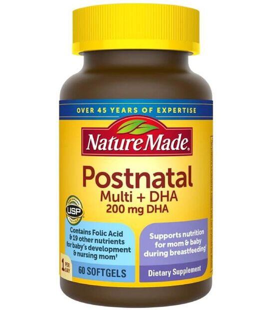 Vitamin tổng hợp cho phụ nữ sau sinh cho con bú Nature Made Postnatal Multi DHA