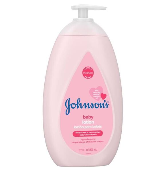 Sữa dưỡng ẩm Johnson Baby Lotion hồng của Mỹ 800ml