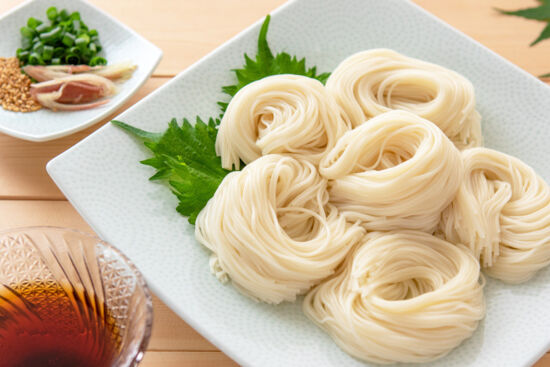 Somen nấu sữa