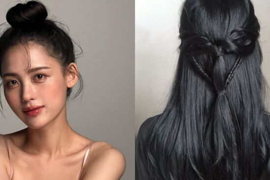 5 kiểu tóc đen tự nhiên thanh lịch, tôn gương mặt sang trọng
