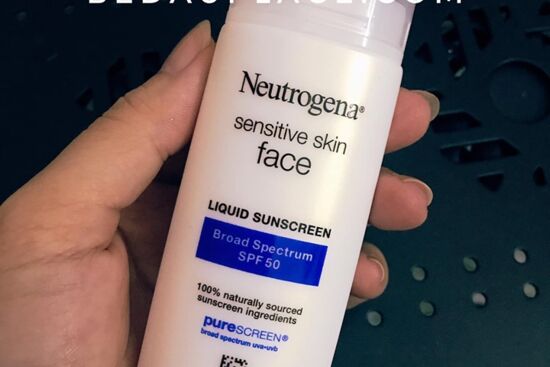 Kem chống nắng siêu thích cho da hỗn hợp, da dầu, da nhạy cảm -  Neutrogena Sensitive Skin Face Liquid Sunscreen Spf 50